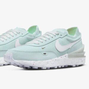 Nike Waffle One Crater Sneakers Size US 7 | New Without Box | Lime